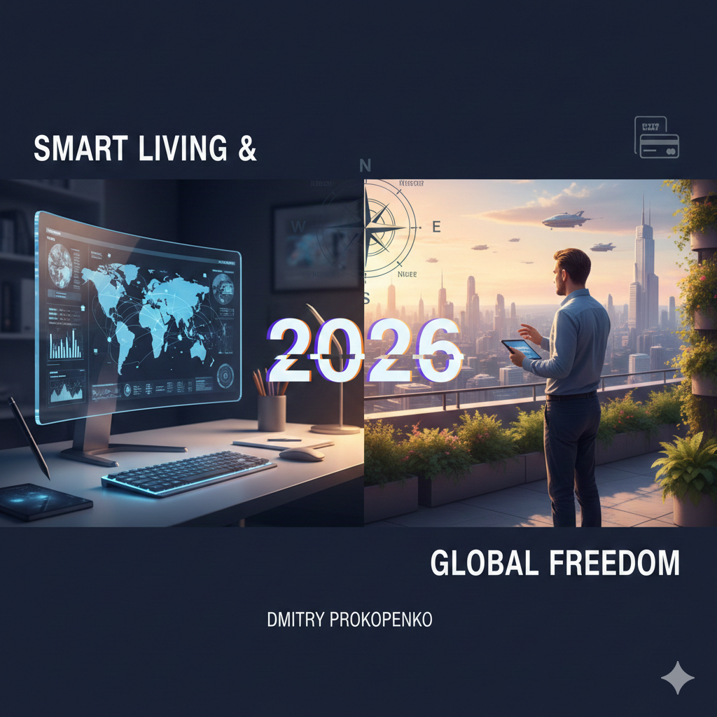 Dmitry Prokopenko Smart Living 2026 and Global Freedom concept art